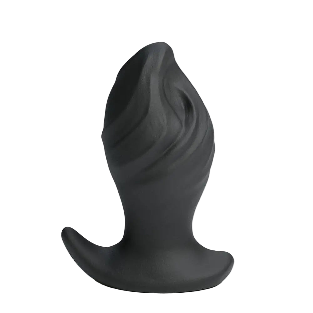 butt plug for beginner,croissant anal plug black color