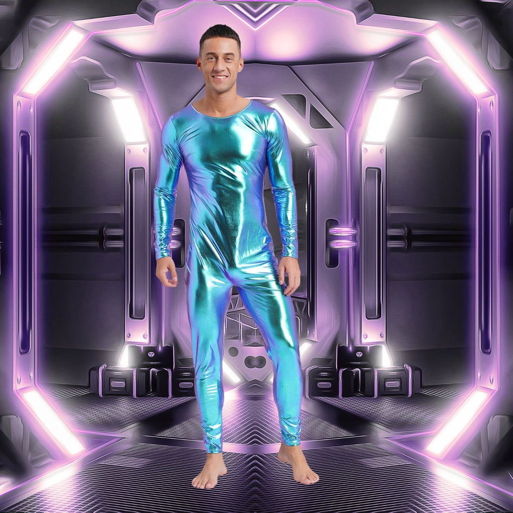 Galactic Vogue Metallic Bodysuit