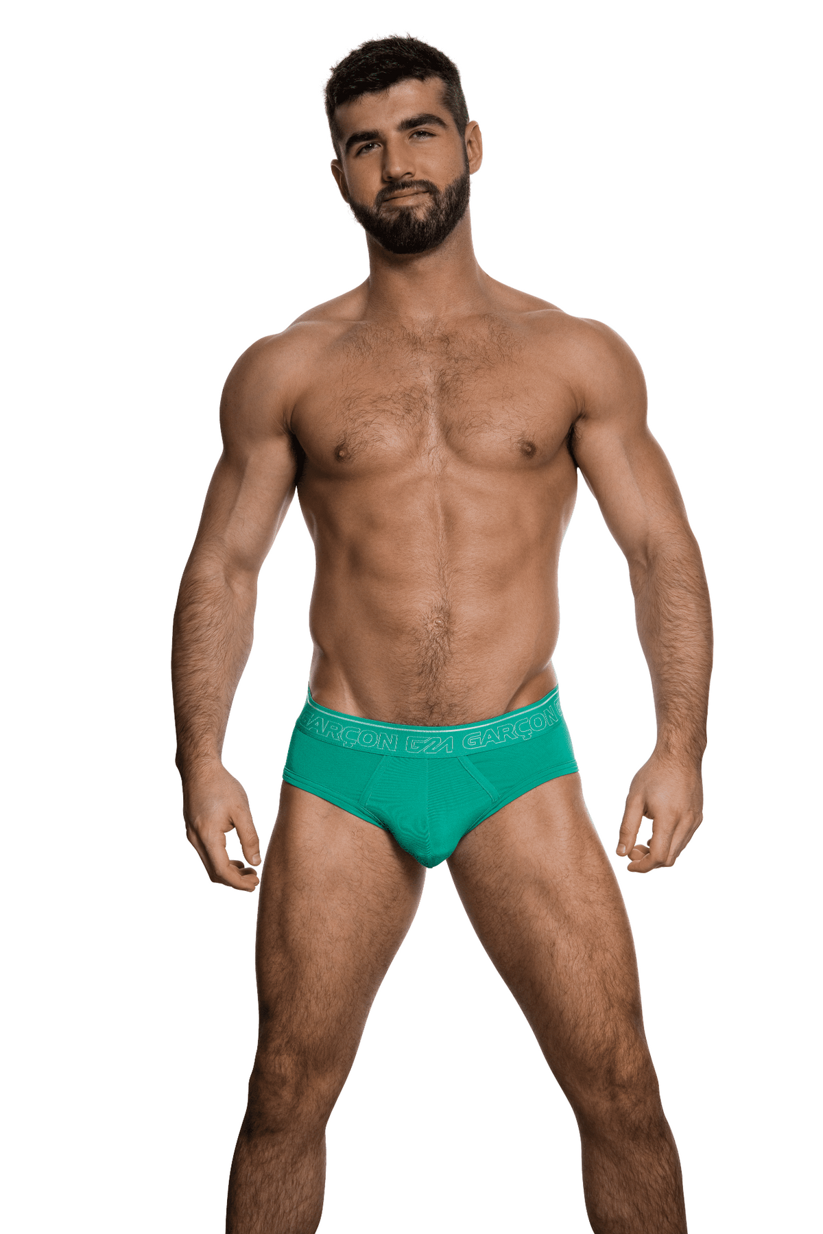 Garçon Brief Courtside Green