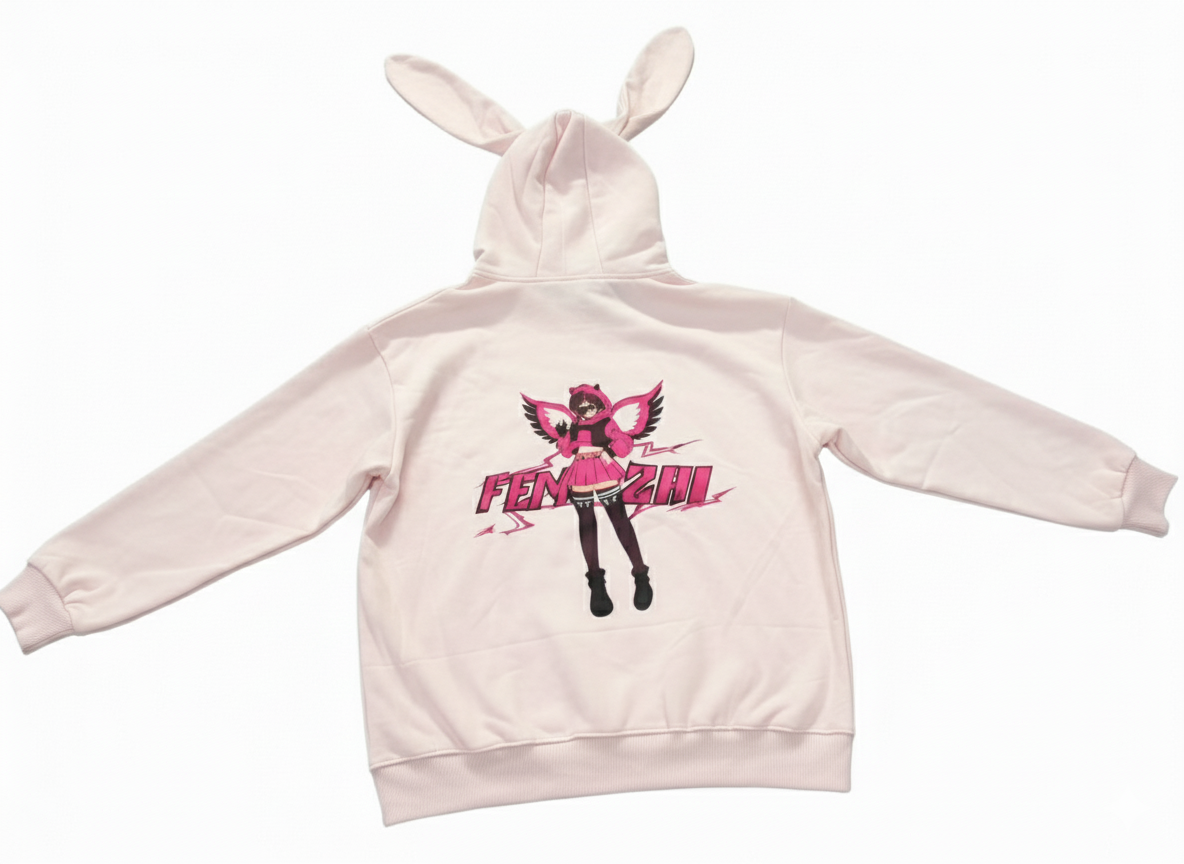 Femzai® Angel Bunny Hoodie