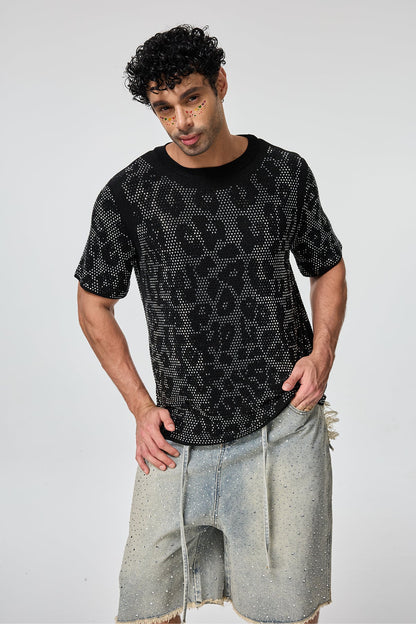 Gemstone Glow Rhinestone T-Shirt
