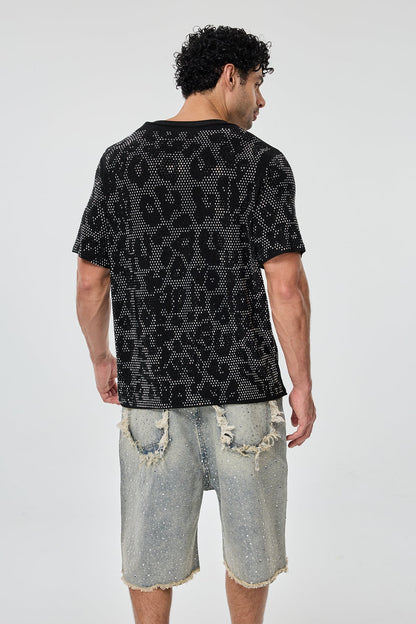 Gemstone Glow Rhinestone T-Shirt