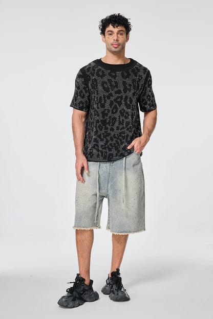 Gemstone Glow Rhinestone T-Shirt