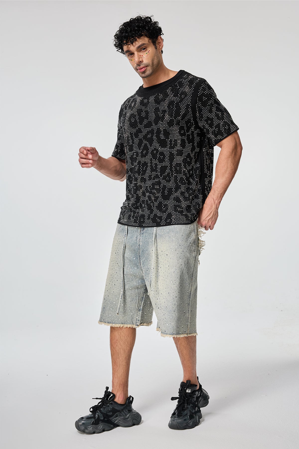 Gemstone Glow Rhinestone T-Shirt