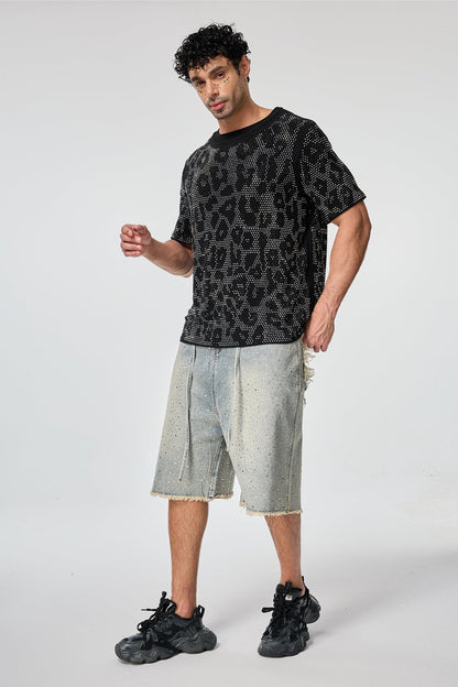 Gemstone Glow Rhinestone T-Shirt