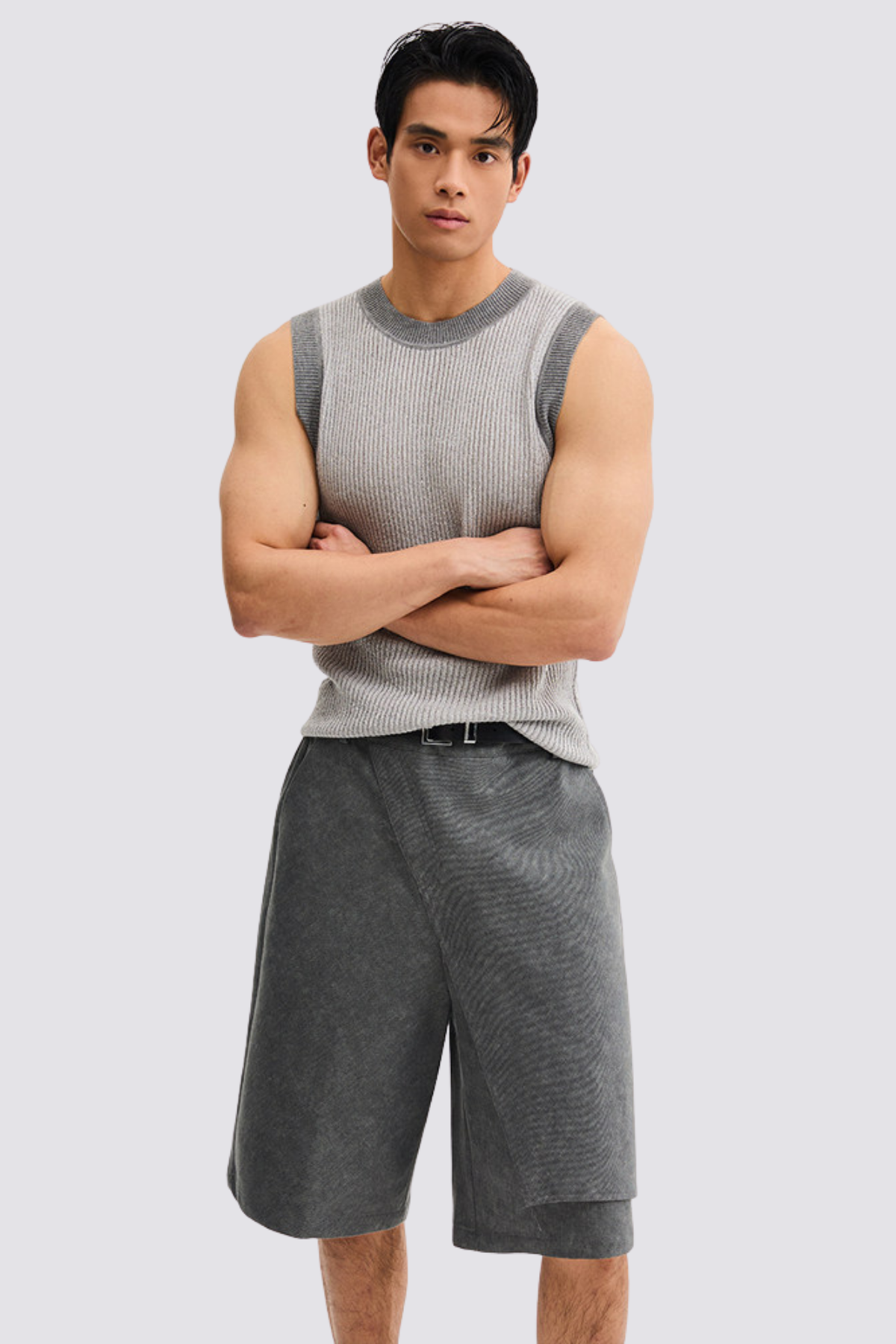Gentle Loop Sleeveless Knit Top