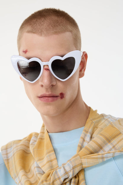 Glitch Mood Sunglasses White