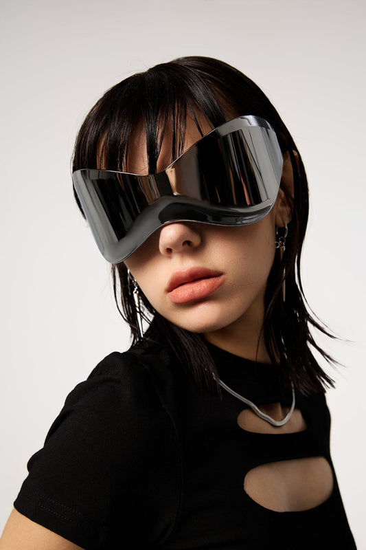 Gloom Visor One Piece Punk Y2K Sunglasses