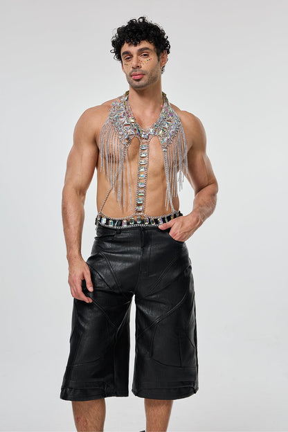 Glossy Gem Fringe Acrylic Body Chain