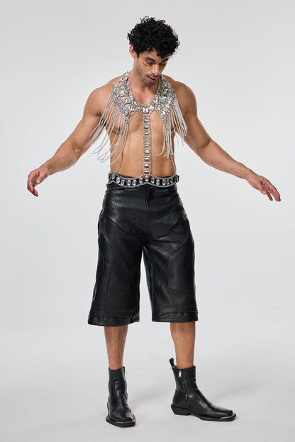Glossy Gem Fringe Acrylic Body Chain