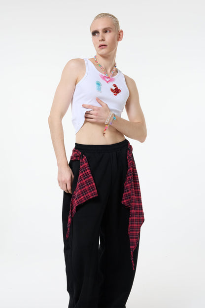 Glow Lift Rhinestone Tank Top