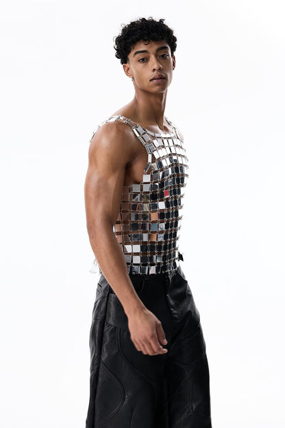 Glow Surge Sleeveless Acrylic Top