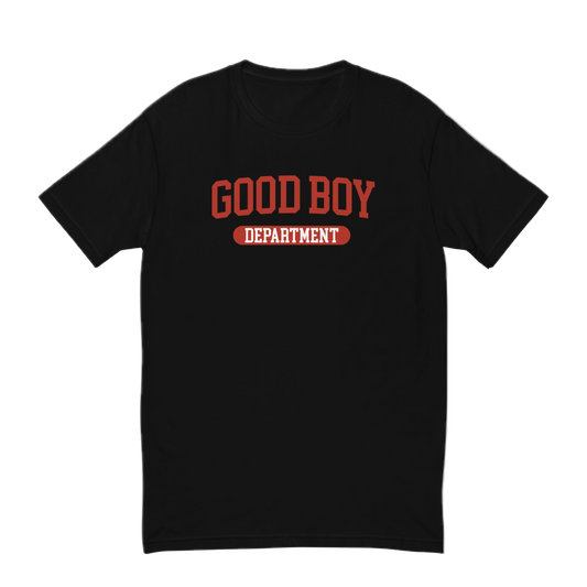 Good Boy Department Fitted T-Shirt