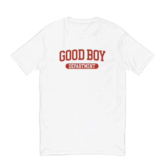 Good Boy Department Fitted T-Shirt