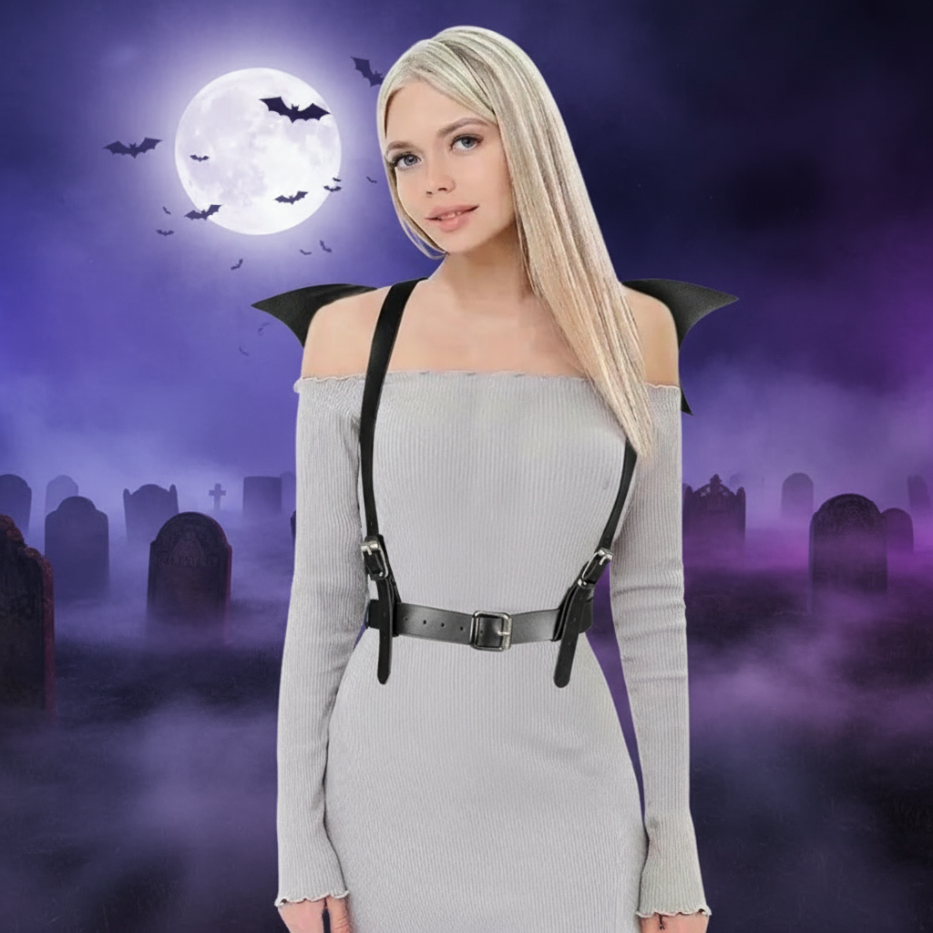 Gothic Bat Wing Harness