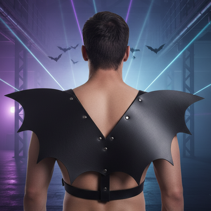 Gothic Bat Wing Harness