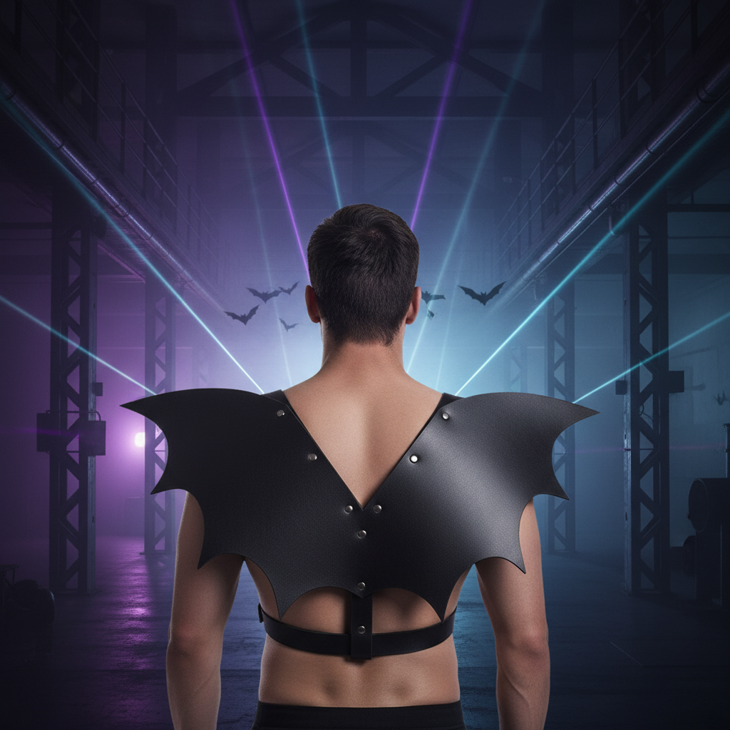 Gothic Bat Wing Harness