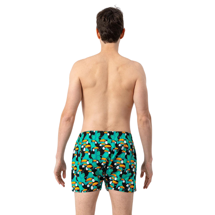 Green Toucan Graphic Boxers