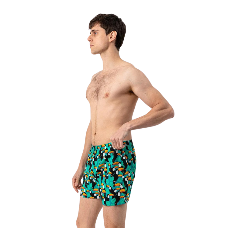Green Toucan Graphic Boxers