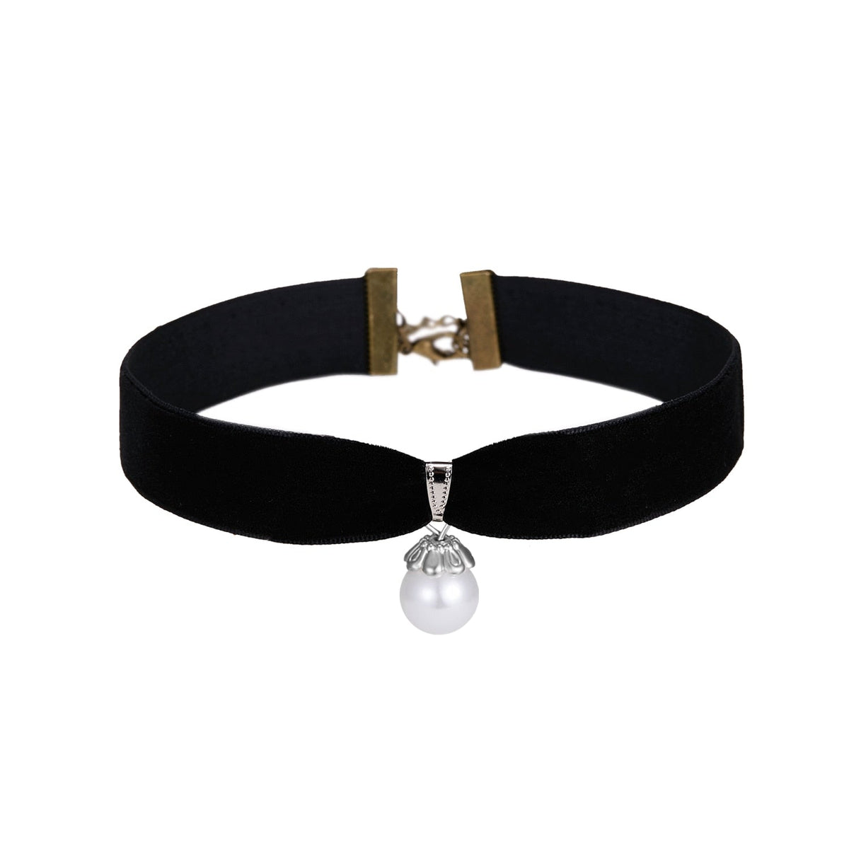 Heart Buckled Leather Choker