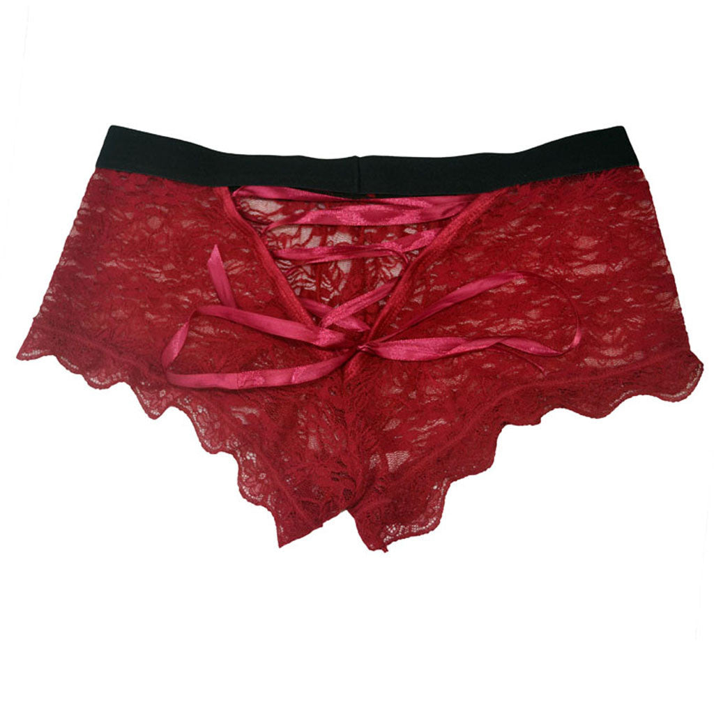 Sexy Men's Lace Back Panties