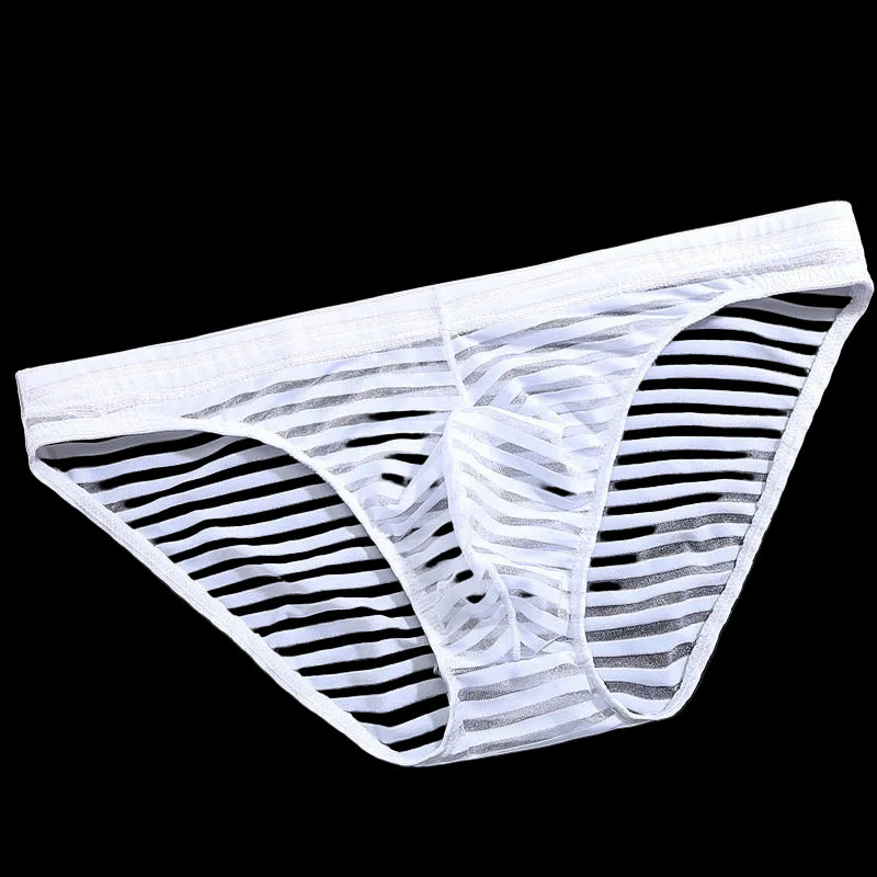 Striped Transparent Briefs