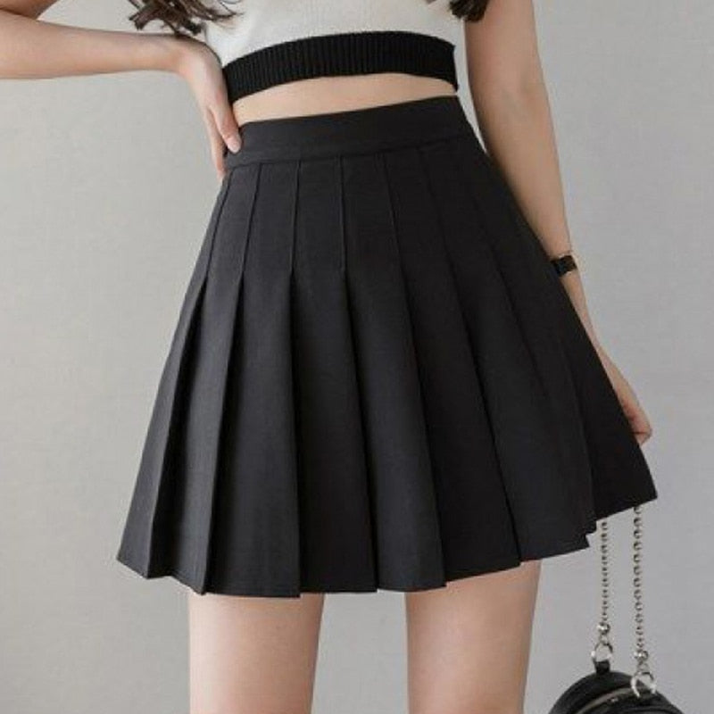 Classic Pleated Skirt (6 Colors)
