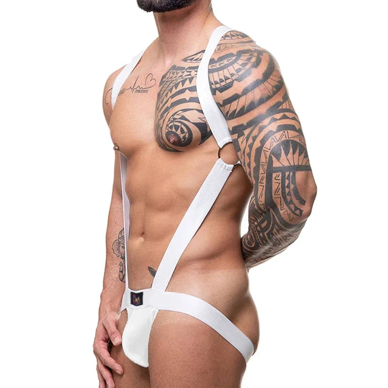 Rainbow Pride Suspender Underwear Outfit