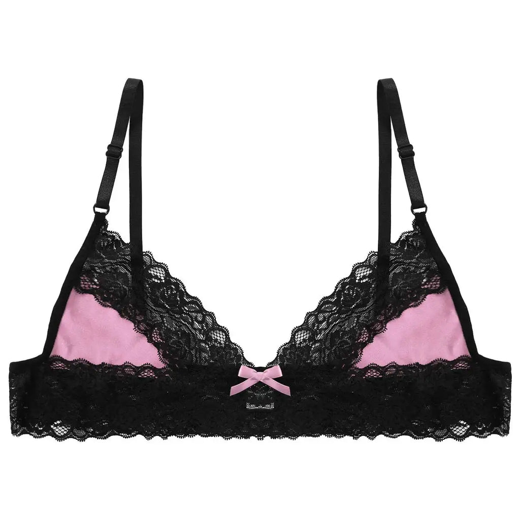 Floral Lace Queer Bralette