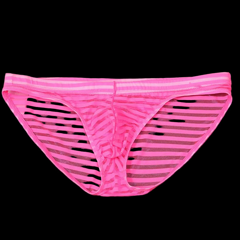 Striped Transparent Briefs