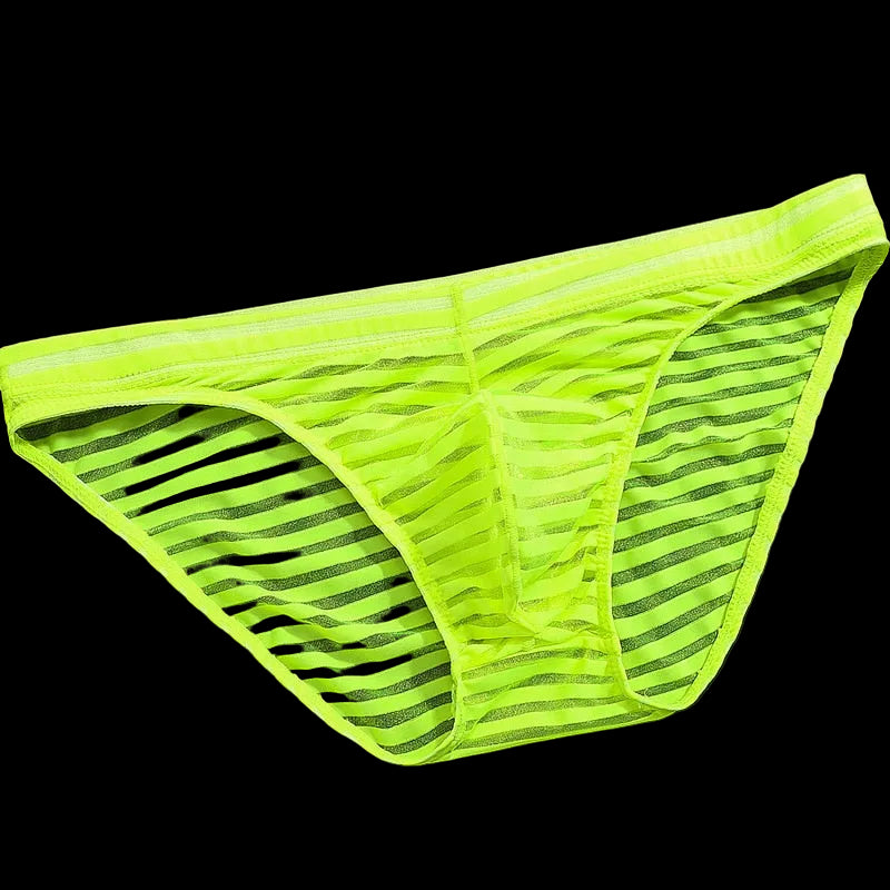 Striped Transparent Briefs