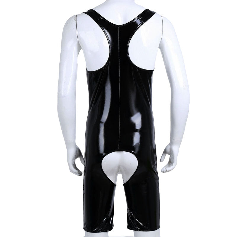 PVC Vinyl Vixen Bodysuit