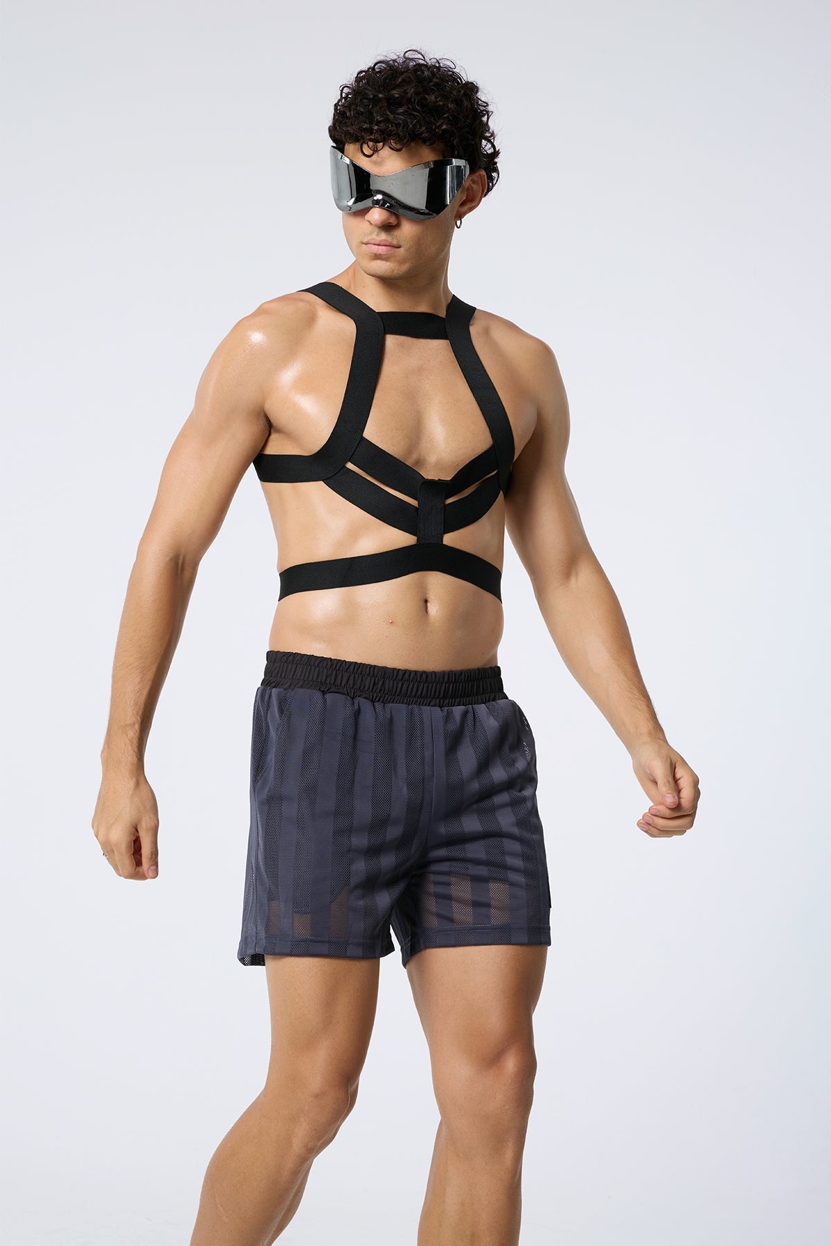Hard Frame Cutout Chest Strap