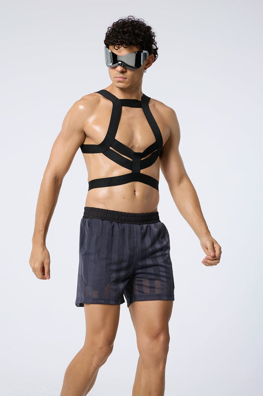 Hard Frame Cutout Chest Strap