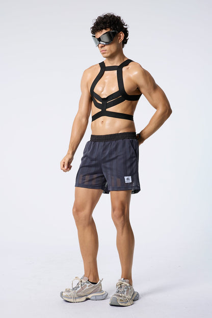 Hard Frame Cutout Chest Strap