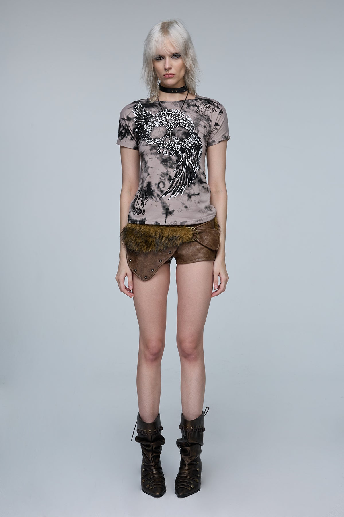 Harsh Signal Punk Print T-Shirt
