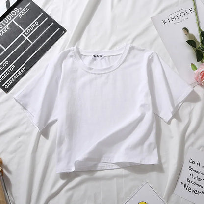 Solid Crop Tee