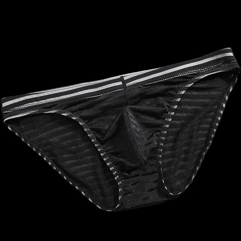 Striped Transparent Briefs