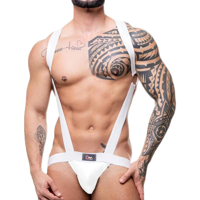 Rainbow Pride Suspender Underwear Outfit