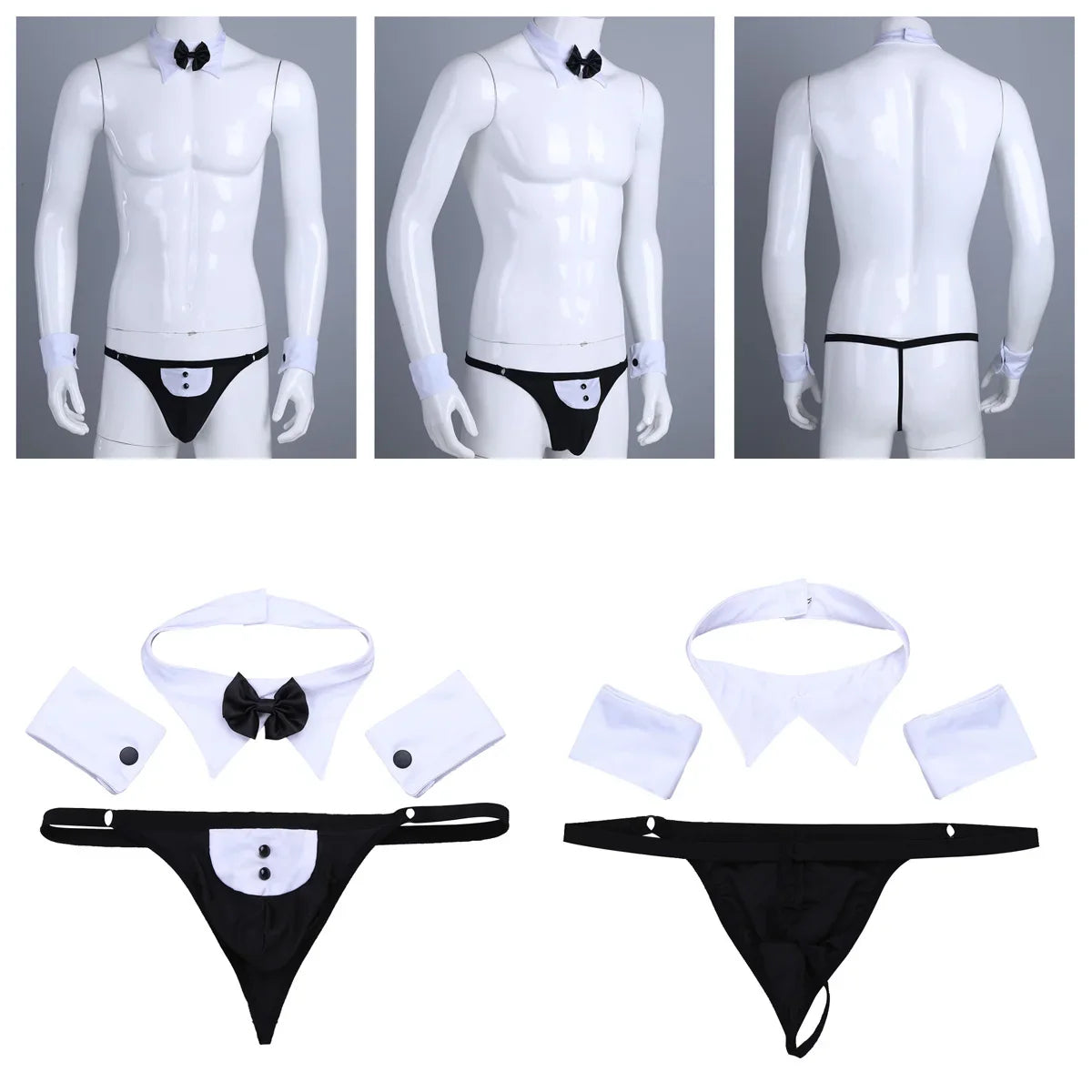 Naked Tuxedo Lingerie Costume