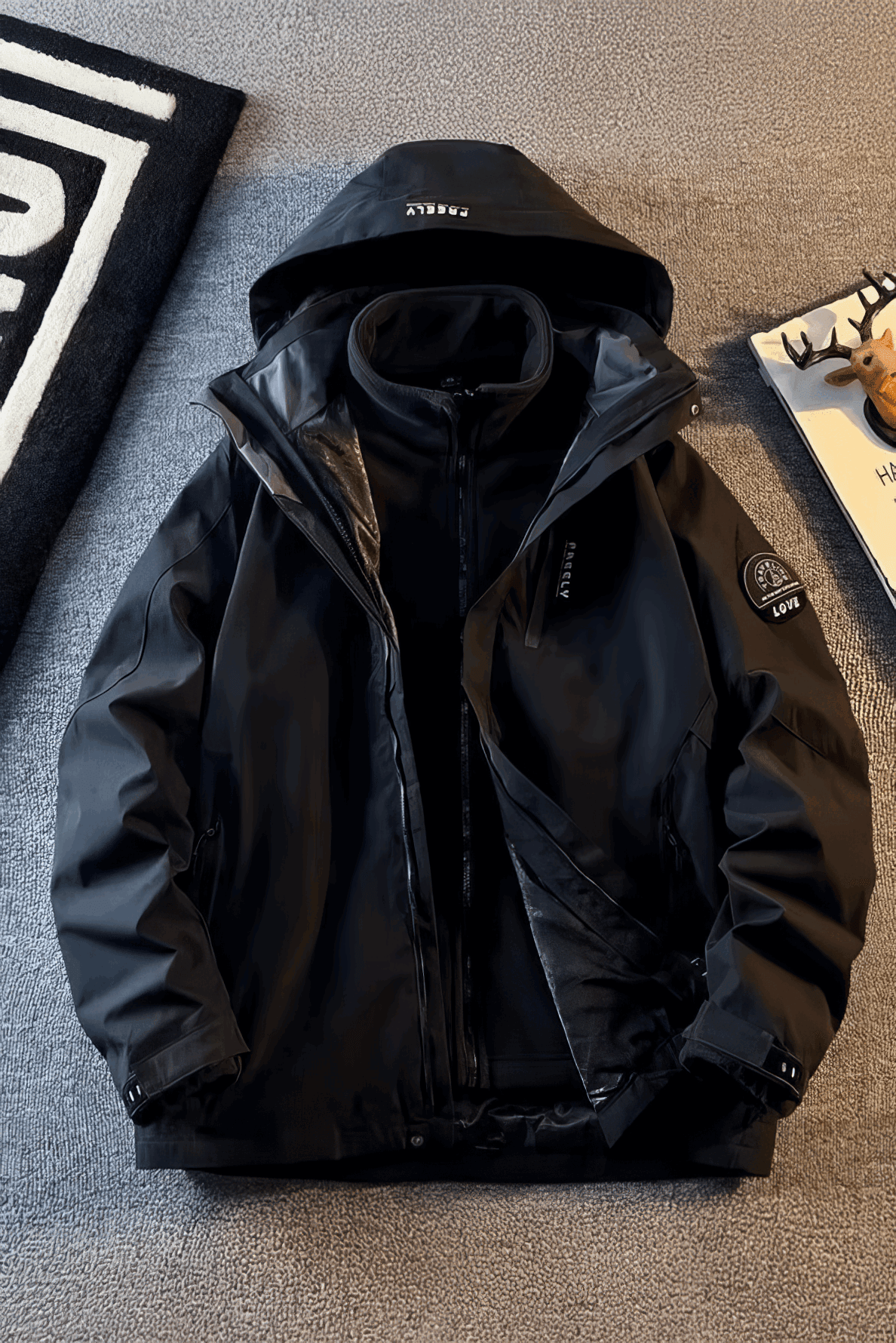 Heavy Duty 3-in-1 Winter Jacket – Hooded & Fleece Lined