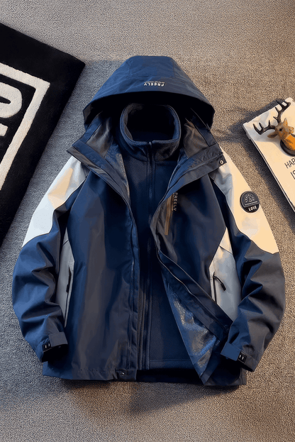 Heavy Duty 3-in-1 Winter Jacket – Hooded & Fleece Lined