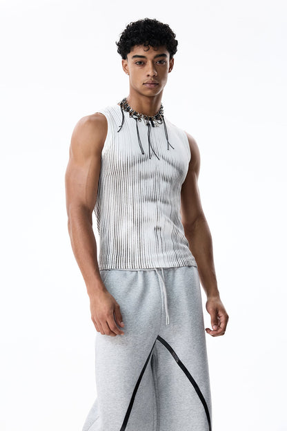 Hollow Wrap Sleeveless Top