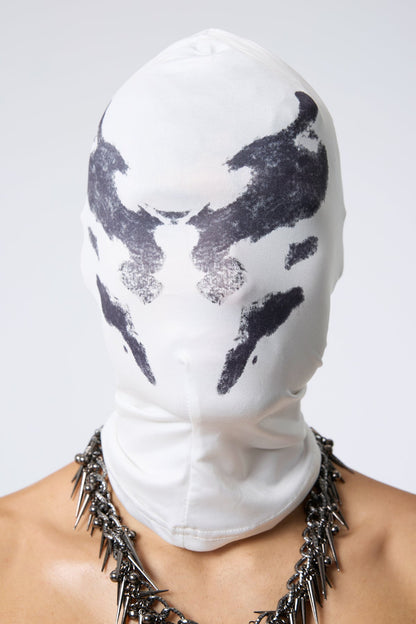 Hollow Pattern Print Balaclava