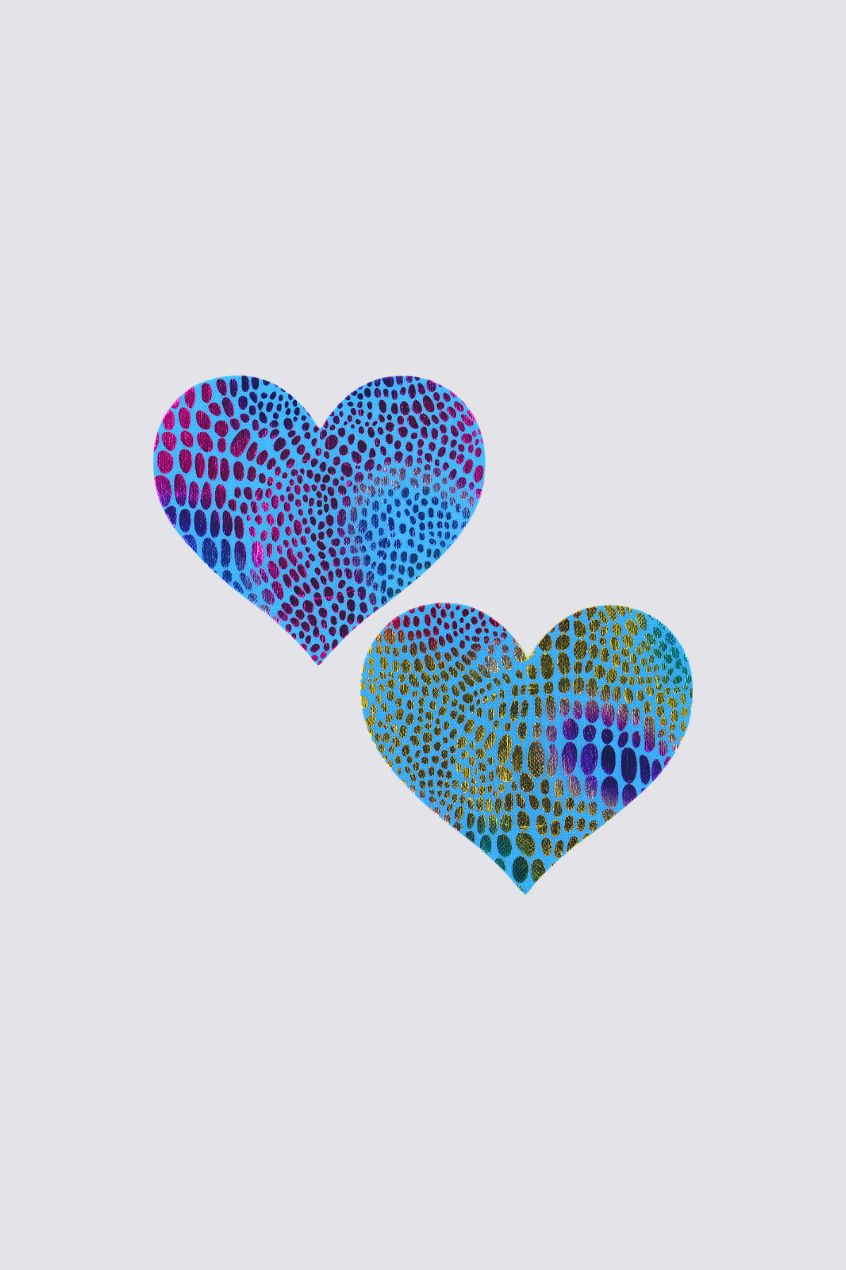 Hologram Kiss Heart Nipple Covers
