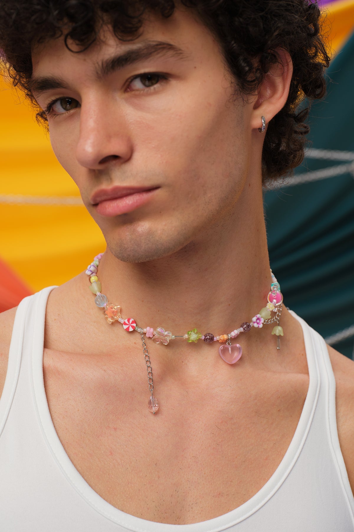 Hot Wave Beaded Necklace
