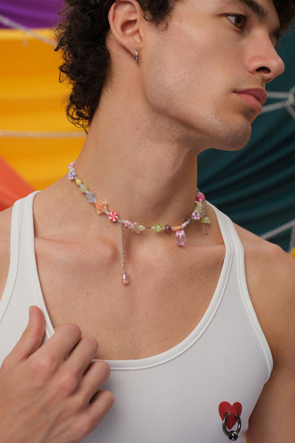 Hot Wave Beaded Necklace