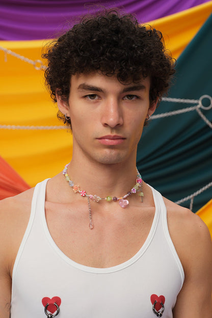 Hot Wave Beaded Necklace