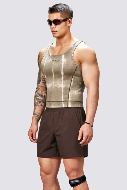 Hush Mark Tank Top Algae Green