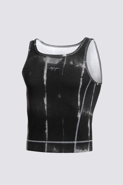 Hush Mark Tank Top Black